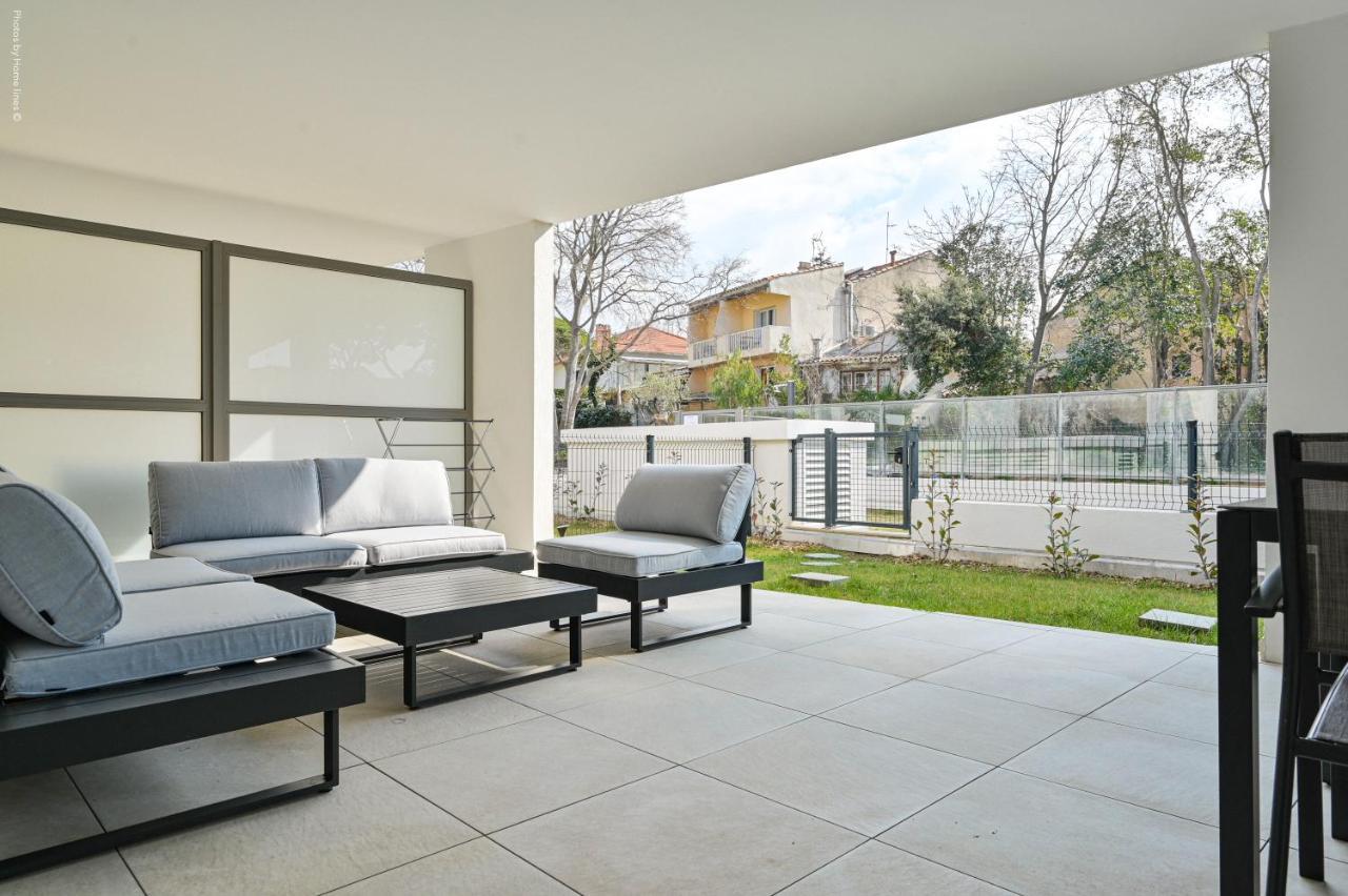 T3 Neuf - C13 - Jardin-Terrasse Et Piscine - Acces Direct Plages Et Centre Village Сен-Сір-сюр-Мер Екстер'єр фото