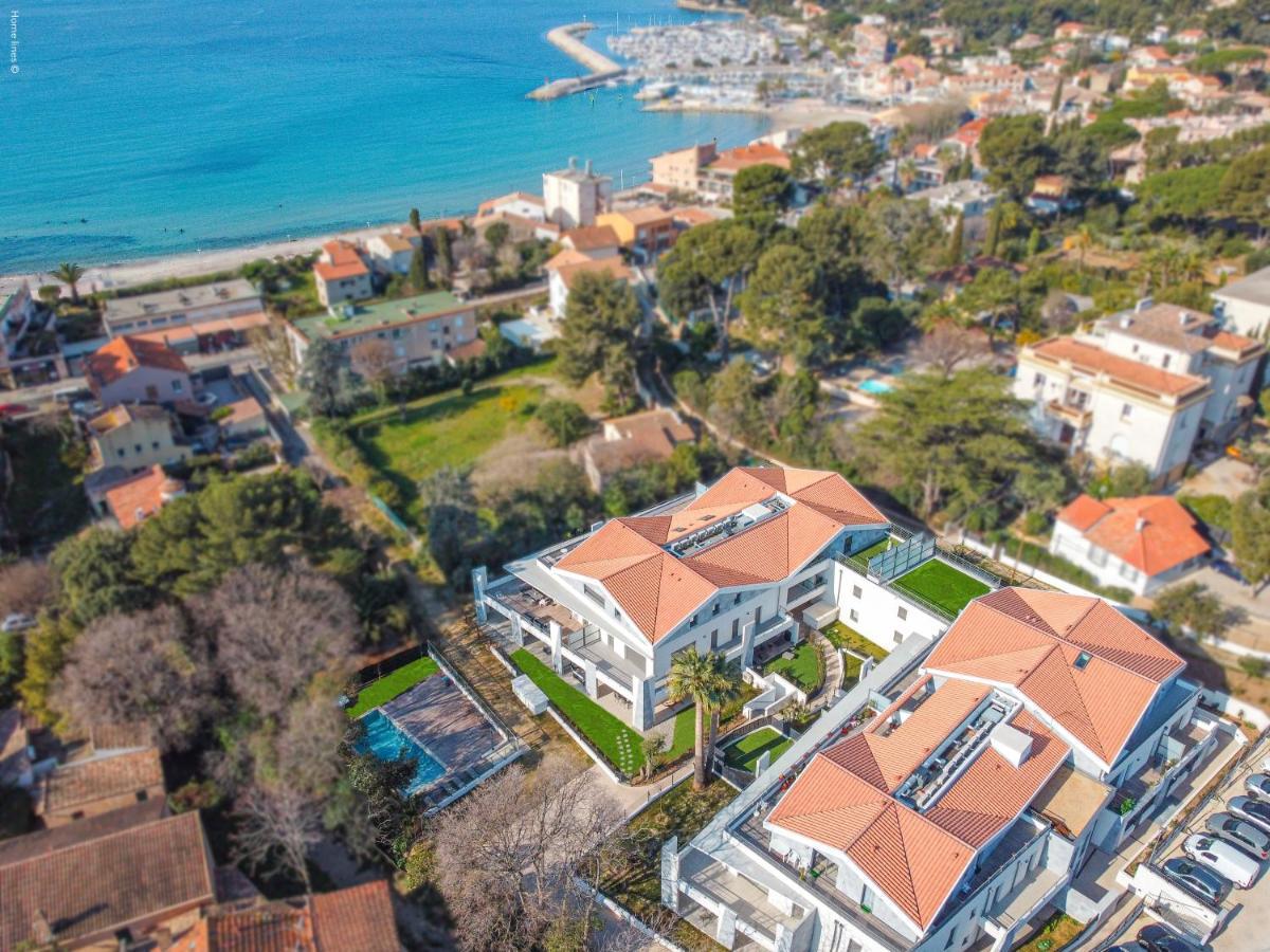 T3 Neuf - C13 - Jardin-Terrasse Et Piscine - Acces Direct Plages Et Centre Village Сен-Сір-сюр-Мер Екстер'єр фото